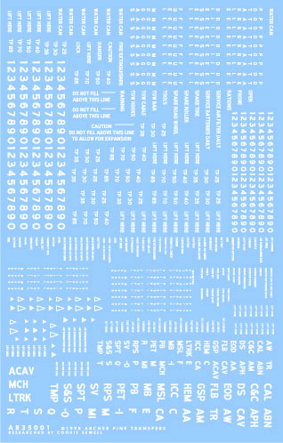 Michigan Toy Soldier Company : Archer Fine Decals and Transfers - US ...