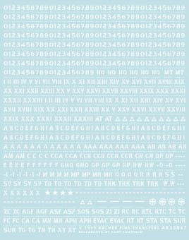 US Bumper Codes (Stencil Style)