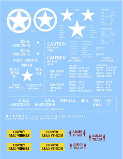 US 2 1/2 Ton 6x6 Truck Generic Markings