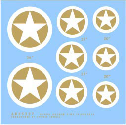US Softskin Gas Paint Stars (D-Day Version)