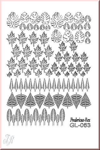 Jungle Leaves #1- Green Line Paper Plant