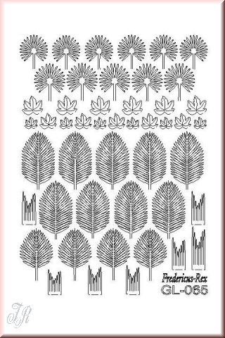 Jungle Leaves #3- Green Line Paper Plant