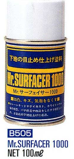 Mr. White Surfacer 1000 Spray Primer (170ml)