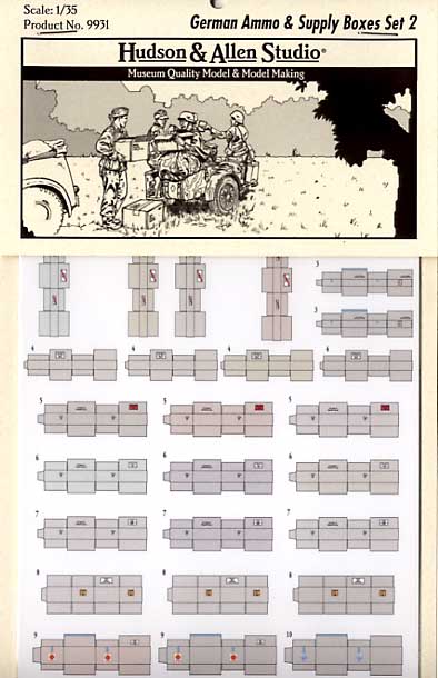 German Ammo & Supply Boxes Set #2