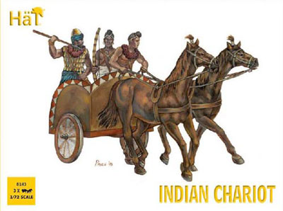 Ancient Indian Chariot with Warriors