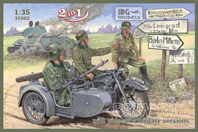 BMW R12 with Sidecar (Military Version)