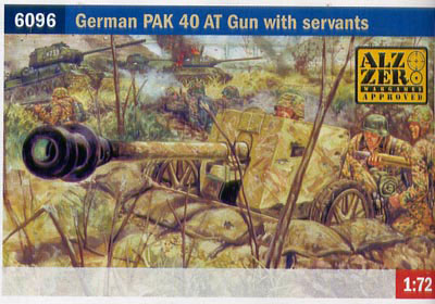 WWII German Pak 40 AT Gun with Crew