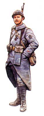 French Infantryman, 115th Infantry Regiment, Western Front 1917