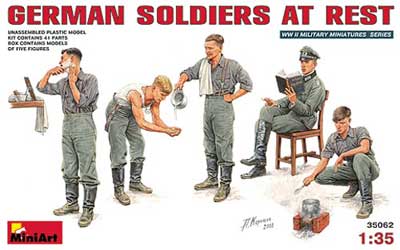 WWII German Soldiers at Rest
