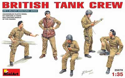 WWII British Tank Crew