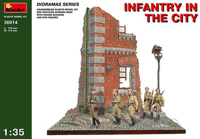 Infantry in the City Diorama