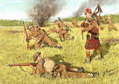 WWII Scotland the Brave  Commonwealth Infantry