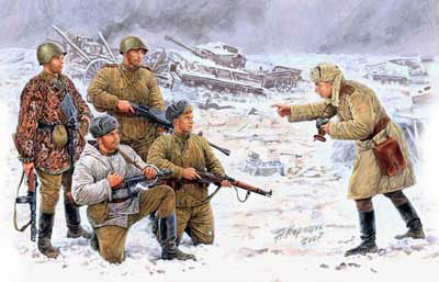 WWII Russian Infantry, Korsun-Shevchenkovskiy 1944