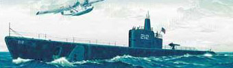 USS Gato Class SS212 Submarine 1941
