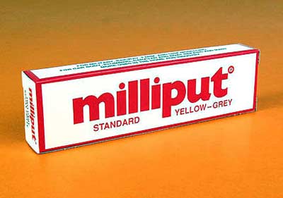  Milliput - Medium Grain epoxy putty (Silver Grey) by  Milliput