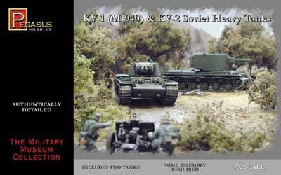 Soviet KV-1 (M1940) & KV-2 Heavy Tanks