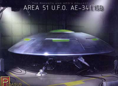 Pegasus Modelle Area 51 UFO Ae-341.15b Modell-Bausatz 