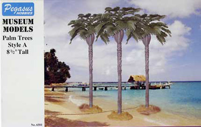 Palm Trees with Fan Leaf