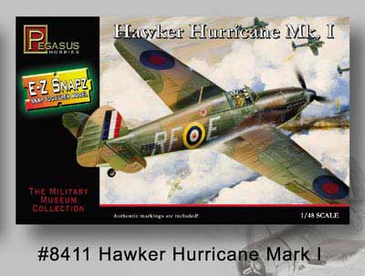 WWII British Hawker Hurricane Mk. I E-Z Snapz Kit 