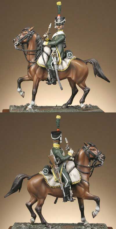 Mounted Officer, Line Chasseurs, 4th Regiment 1806