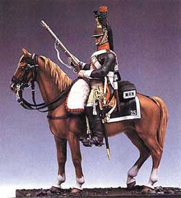 Mounted French 25th Dragoon 1809