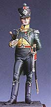 Chasseur Officer, 1st Italian Light Infantry 1807