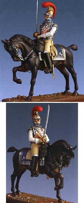 Mounted Officer, 1st Regiment Carabiniers 1812