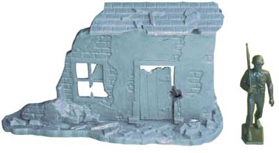 Exploding Building (Gray)