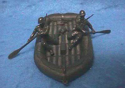 Rubber Raft & Oarsmen