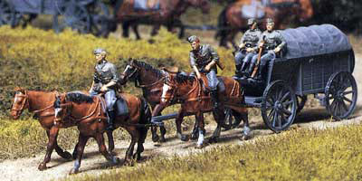 German Reich Horse Drawn Heavy Supply Wagon 1935-45