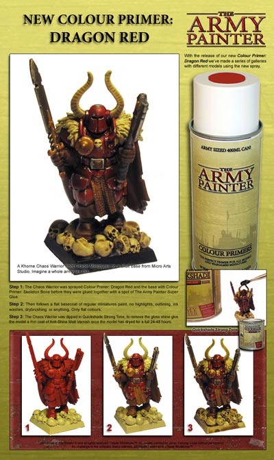 Army Painter: Colour Primer - Chaotic Red ARMY PAINTER AP-CP3026