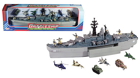 army battleship toy
