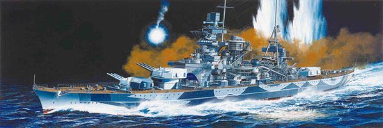 WWII German Battleship Scharnhorst 1943