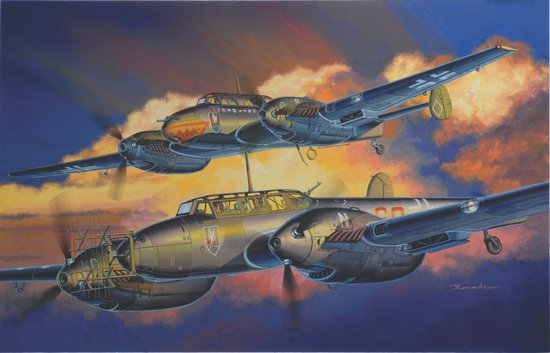 WWII German Bf110D/E Night Fighter