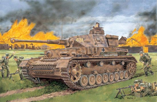 WWII German Pz. Kpfw. IV Ausf.F2(G) 
