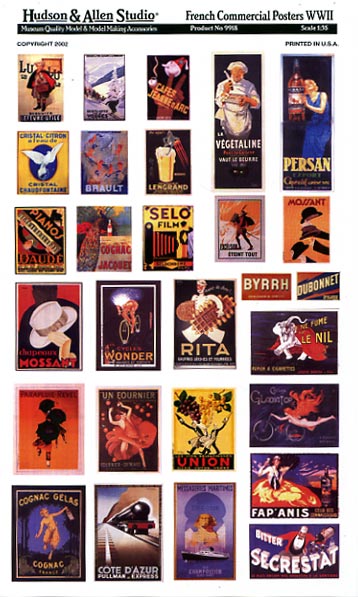 French Commercial Posters WWII