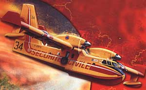 Pompier du Ciel Canadair