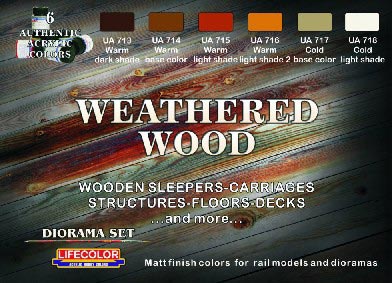 Diorama Weathering Wood