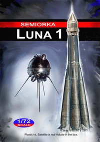 Semiorka Luna 1 Russian Moon Probe Rocket