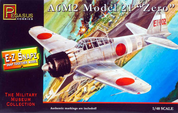 WWII Japanese A6M2 Zero E-Z Snapz Kit