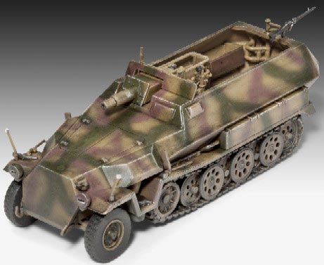World War II German SdKfz 251-9 Ausf. C Halftrack