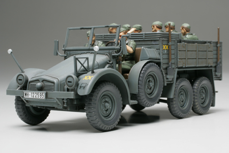 WWII German 6x4 Truck Krupp Protze (Kfz 70)