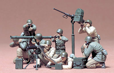 US Machine Gun & Mortar Team