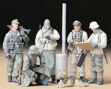 German Soldiers at Field Briefing