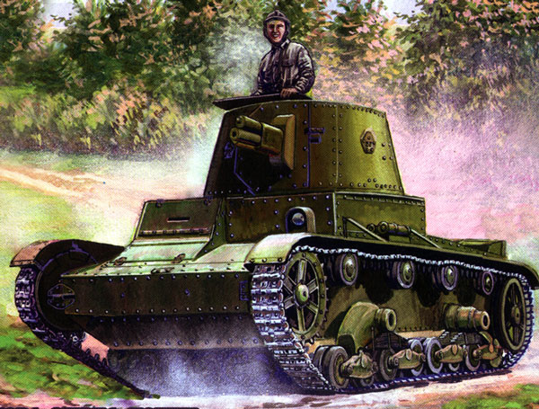 Vickers Single Turret Tank Model E