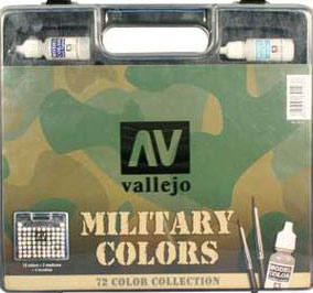 Vallejo Model Color Military Color Carry Case