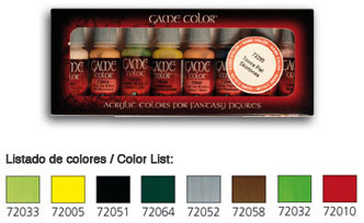 Vallejo Game Color Orcs and Goblins Set