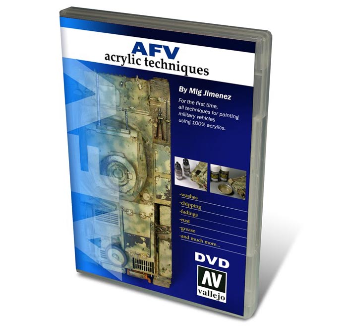 AFV Acrylic Techniques by Mig Jimenez- DVD Video