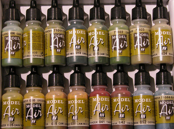 Vallejo Model Air Set World War II German Paint Pack