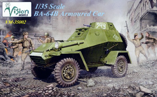 World War II Russian BA64B Armored Car